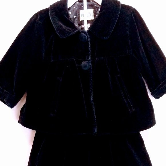 Set - The Place Velvet Jacket and Skirt. - Picture 4 of 8